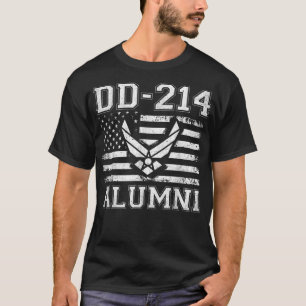 DD-214 US Luft Force Alumni Military Veteran Retir T Shirt