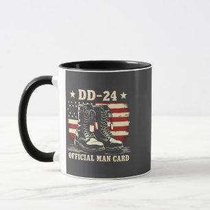 DD 24-Officiellers mankort Amerikanska veterandage Mugg
