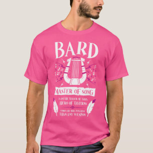 DD BARD Class Dungeons Dragons T Shirt