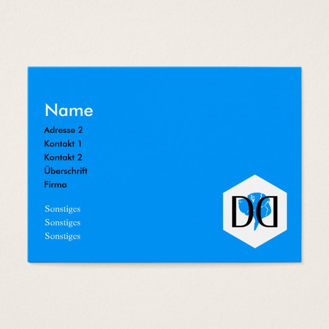 DD Grand Danois Kollektion Visitkort (Framsidan)