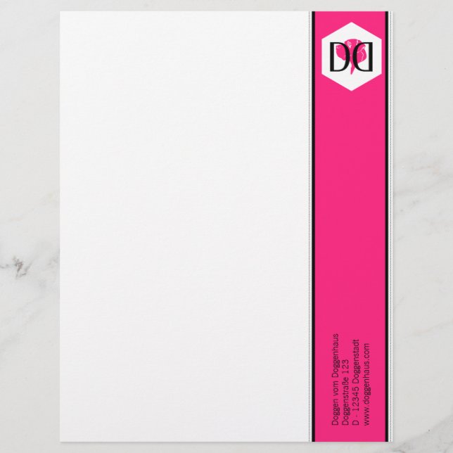 DD Letterhead Brevhuvud (Framsida)
