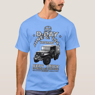 DDAY Veterans Beeps lastbil T Shirt