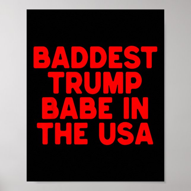Ddest Trump Var I Usa Kläder  Poster (Framsidan)