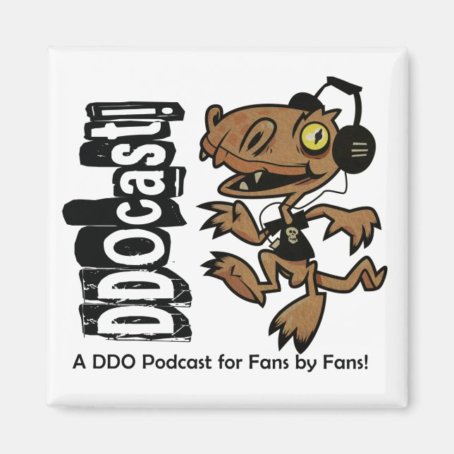 DDOcast Snagz Mascot Magnet (Framsidan)