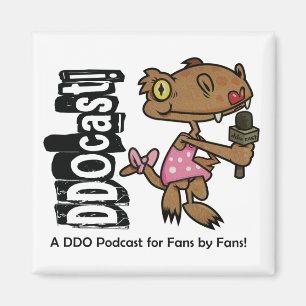 DDOcast Snippiz maskot Magnet