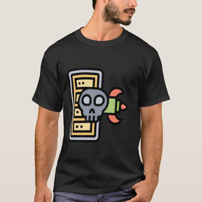DDOS FÖR DADS-Professionell för datorhacker-datasä T Shirt (Framsida)