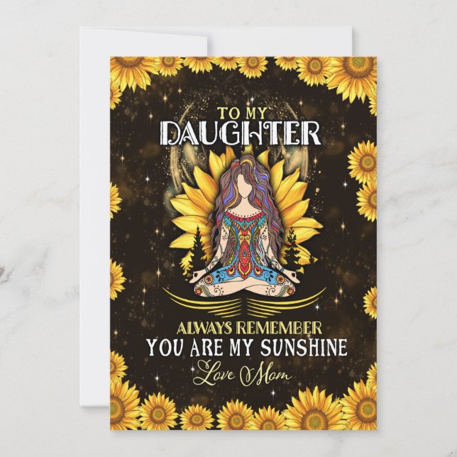 DDotter Älskare | Till min dotter Kärlek Mamma Julkort (Framsida)