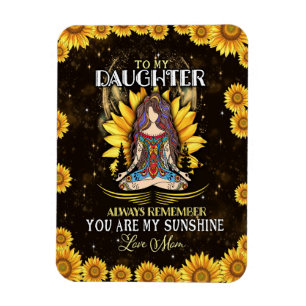 DDotter Älskare Till min dotter Kärlek Mamma Magnet