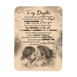 DDotter Älskare | Till min dotter Kärlek Mamma Magnet