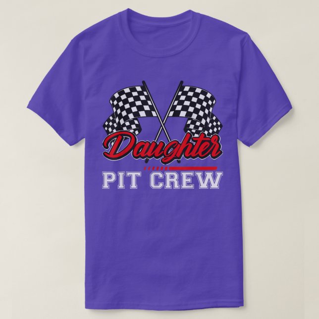DDotter Pit Crew Funny Hosting Car Tävling Family  T Shirt (Design framsida)