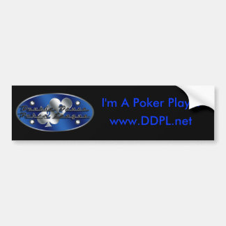 DDPL: Mig förmiddag en pokerspelarebildekal Bildekal