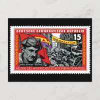 DDR frimärke till minne av Hans Beimler