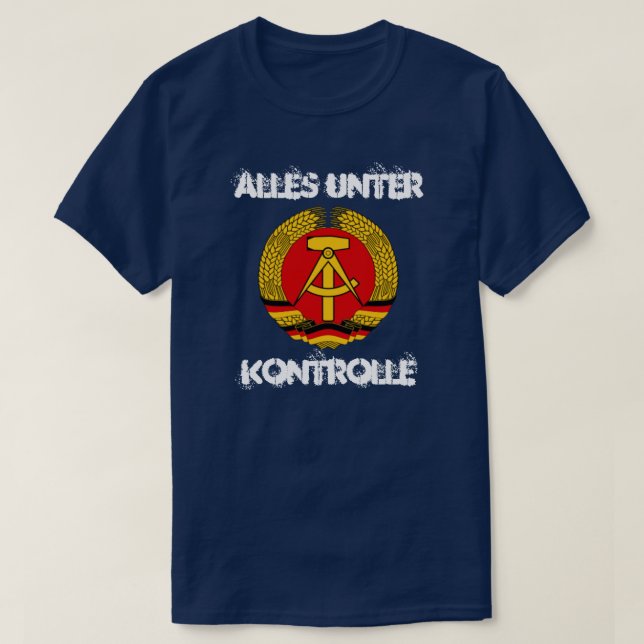 DDR Öster Tyskland Tee Shirt (Design framsida)