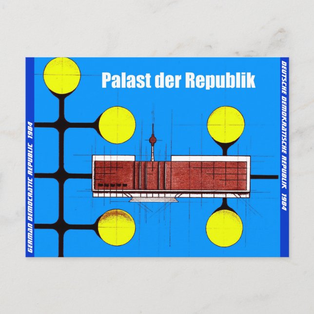 DDR Postkarte Vykort (Framsida)