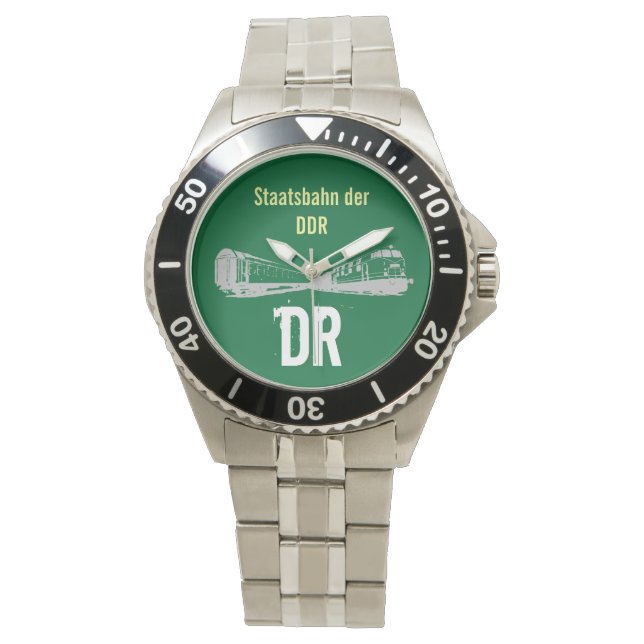DDR Reichsbahndesign Armbandsur (Framsida)
