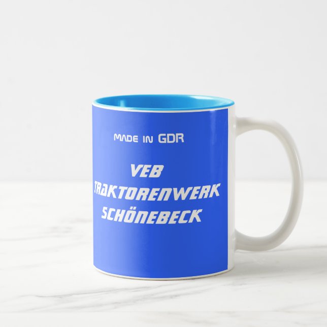 DDR Reklametasse Två-Tonad Mugg (Höger)