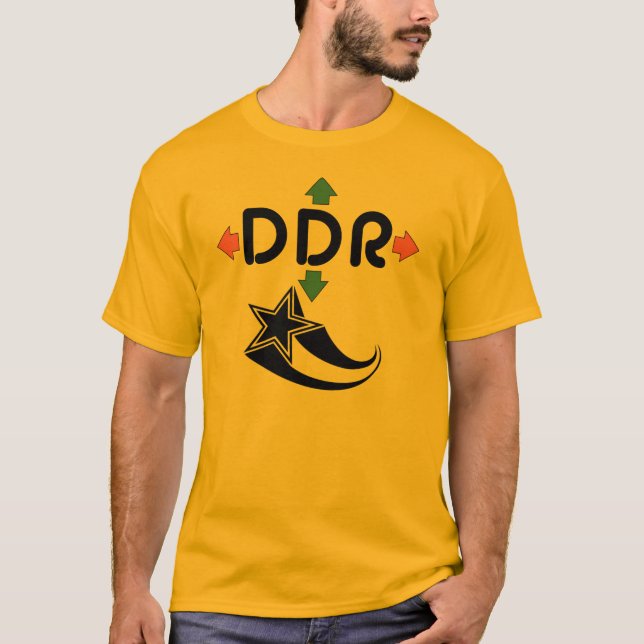 Ddr-stjärna Tee Shirt (Framsida)