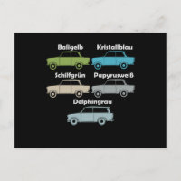 DDR Trabi alle Farben der kultigen Pappe
