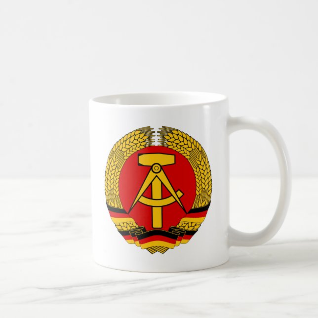 DDR Wappen Kaffemugg (Höger)