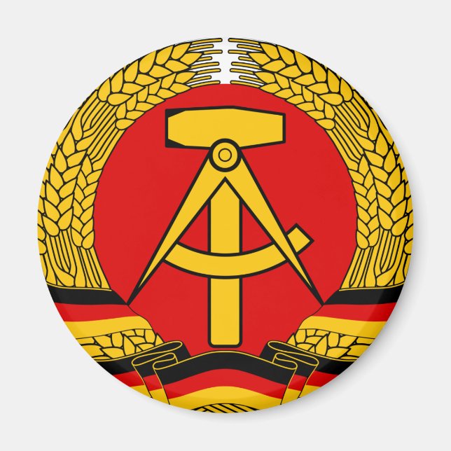 DDR Wappen Magnet (Framsidan)