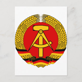 DDR Wappen Vykort