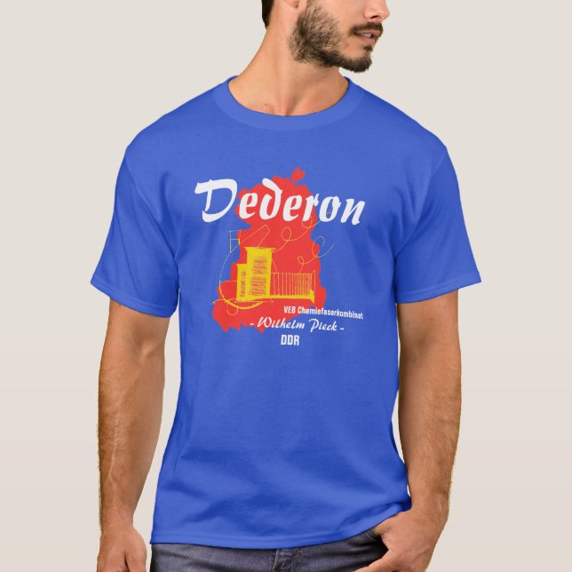 DDR Werbedesign Dederon Chemiefasern Tee (Framsida)