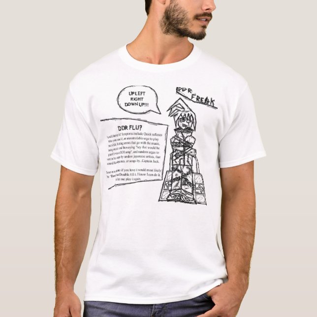 ddrfreak t-shirt (Framsida)