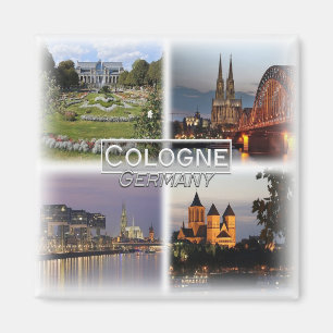 DE0102 Europa, Tysklant, Köln, Fridge Magnet