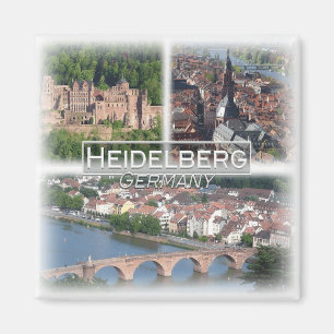 DE0104 Europe, Tyskland, Heidelberg, Fridge Magnet