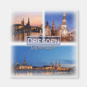 DE0108 Europa, Tysklant, Sachsen, Dresden, Fridge Magnet