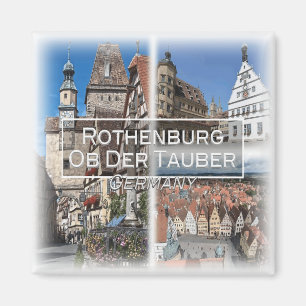 DE0110 Europe, Rothenburg Ob Der Tauber, Fridge Magnet
