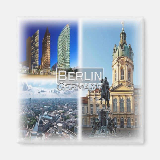 DE0114 Europe, Tyskland, Berlin, Fridge Magnet (Framsidan)