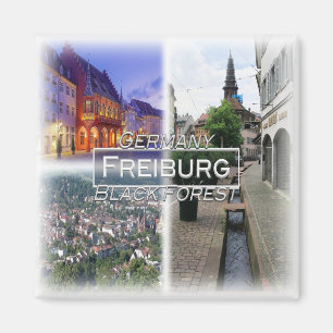DE0116 Europe, Tyskland, Black Forest, Freiburg Magnet