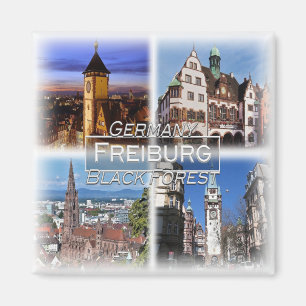 DE0117 Europe, Tyskland, Black Forest, Freiburg Magnet