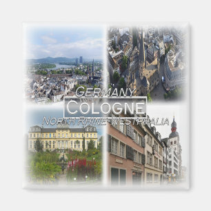 DE0120 Europa, Tysklant, Köln, Fridge Magnet