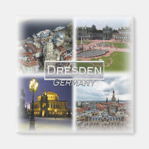 DE0126 Europa, Tysklant, Sachsen, Dresden, Fridge Magnet