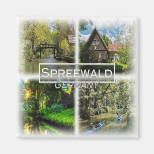 DE0133 Europe, Tyskland, Spreewald, Fridge Magnet