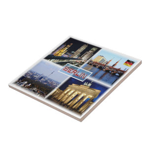 DE090 BERLIN Bikini Haus Oberbaum, Kakelplatta