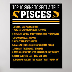 De 10 bästa signaturerna för att placera en sann b poster