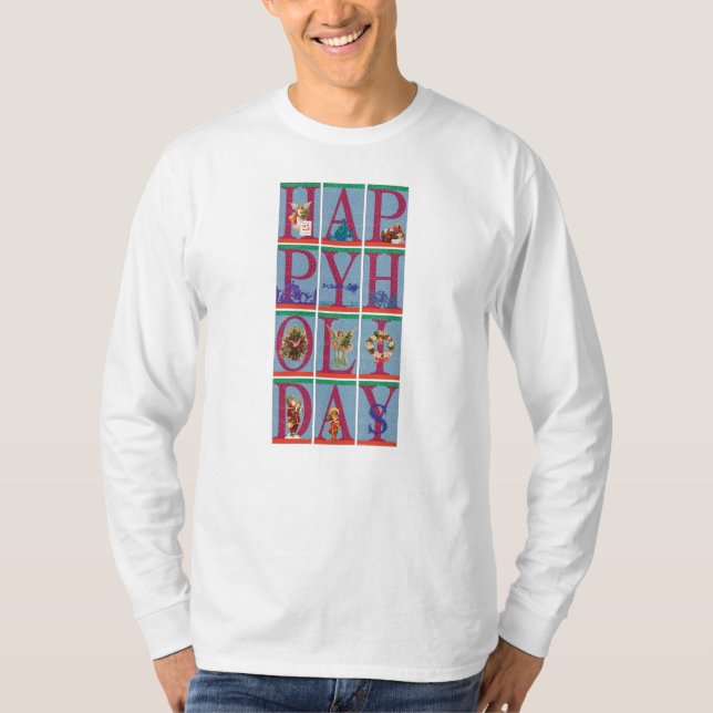 De 12 breven av jul t shirt (Framsida)