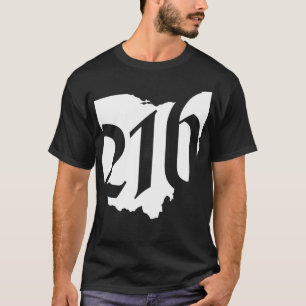 De 216 representerar Cleveland Ohio T Shirt