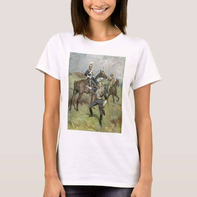 De 21st lancersna - brittisk armé t-shirt (Framsida)