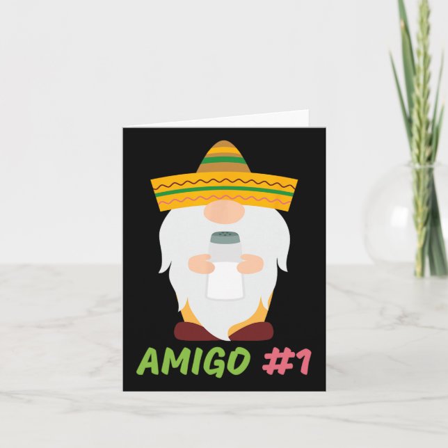 De 3 Amigos Cinco De Mayo Amigo #1 Gruppmatchande Kort (Framsida)