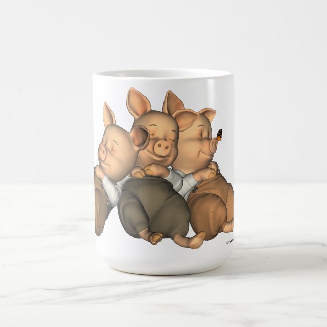 De 3 lite grisarna som drömm muggen kaffemugg (Center)