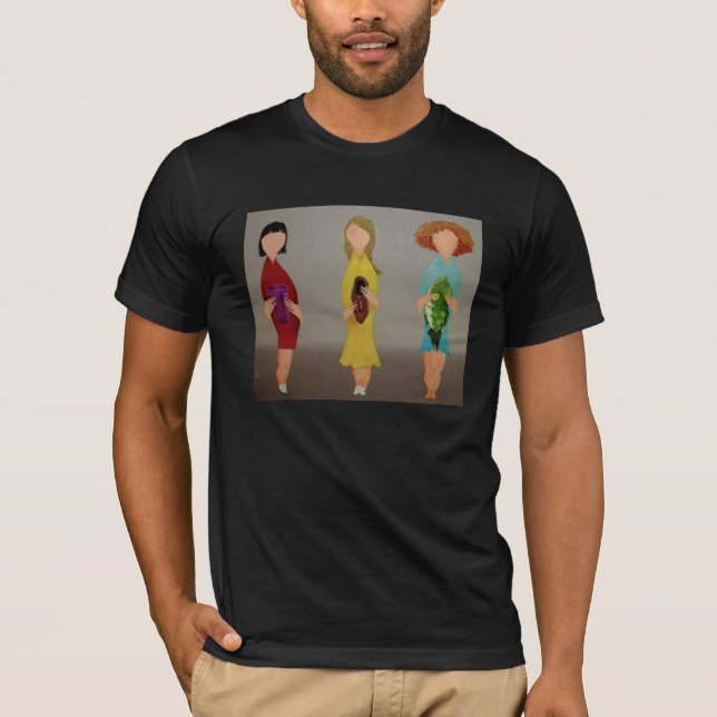 de 3 musorna t-shirt (Framsida)