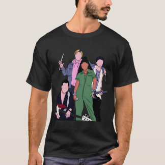 De 3 Pojkarna Och Flickan på Sunset Curve T Shirt