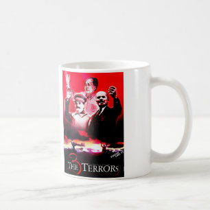 De 3 skräck - Stalin, Mao och Lenin Kaffemugg