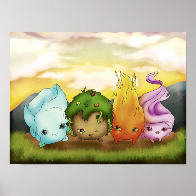 De 4 Inslag Poster (Framsidan)