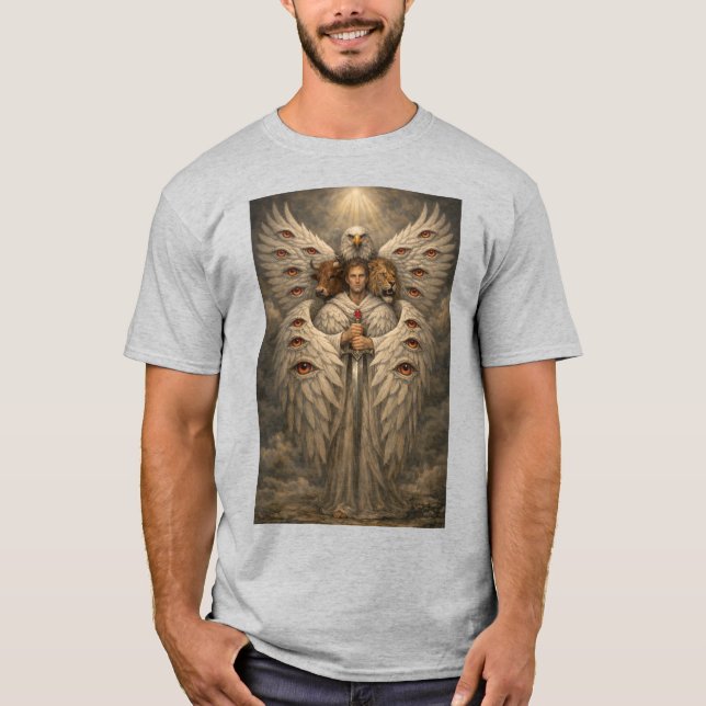 De 4 levande varelserna T-shirt (Framsida)