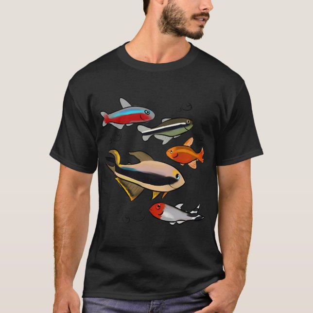De 5 Tetras T Shirt (Framsida)
